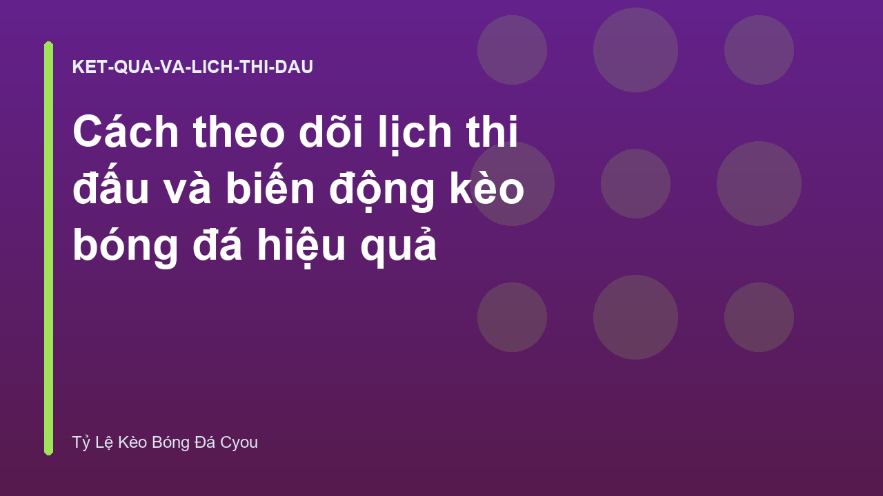 Read more about the article Cách theo dõi lịch thi đấu và biến động kèo bóng đá hiệu quả